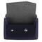 JAM Paper Italian Leather Business Card Holder Case with Angular Flap